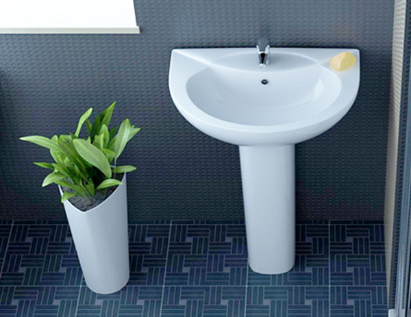 The Galaxia Basin & Pedestal from VIP Bathrooms - now only 31.99 GBP!